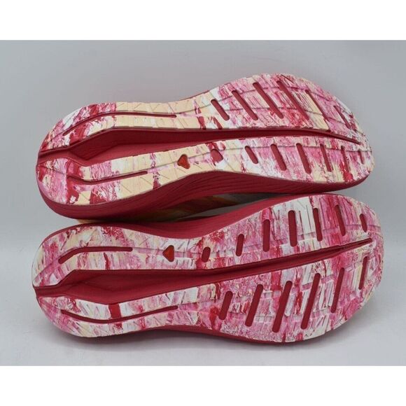 Salomon Womens Size 11 Aero Volt Tender Peach Pink White Running Shoes Sneaker - Picture 8 of 10